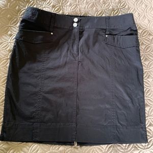 White House Black Market black cotton skirt❣️